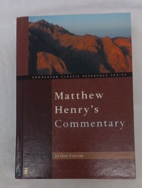 Matthew Henry's Commentary In One Volume Hardcover Book